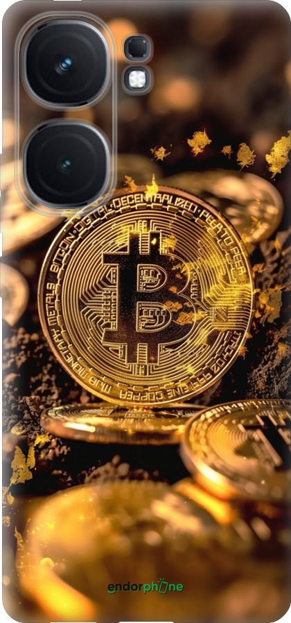 Силіконовий чехол Золота лихоманка біткойна для Vivo iQOO Neo9 - 6089u-3631 изображение 