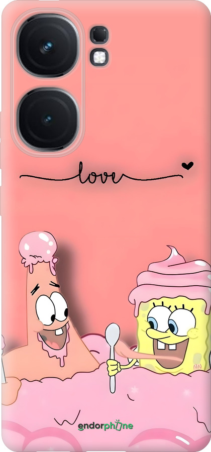 Силіконовий чехол Спанч Боб для Vivo iQOO Neo9 - 6282u-3631 изображение 