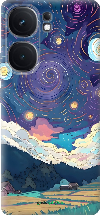 Силиконовый чехол Креативный арт для Vivo iQOO Neo9 - 6322u-3631 изображение 