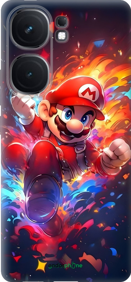 Силиконовый чехол Супер Марио для Vivo iQOO Neo9 - 6342u-3631 изображение 