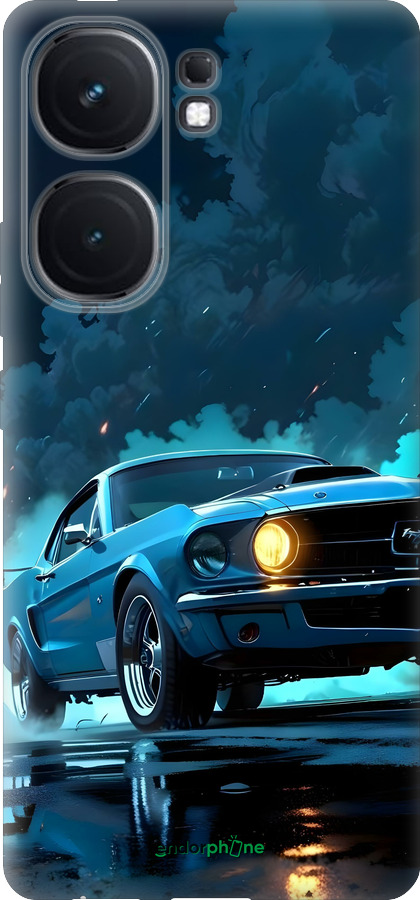 Силиконовый чехол Форд мустанг для Vivo iQOO Neo9 - 6374u-3631 изображение 