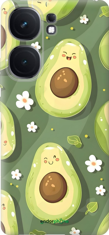 Силиконовый чехол Авокадо для Vivo iQOO Neo9 - 6380u-3631 изображение 