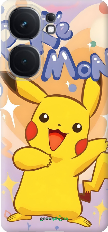 Силіконовий чехол Пикачу для Vivo iQOO Neo9 - 6383u-3631 изображение 