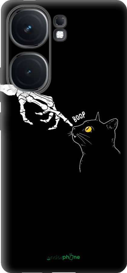 Силіконовий чехол Кішка для Vivo iQOO Neo9 - 6505u-3631 изображение 