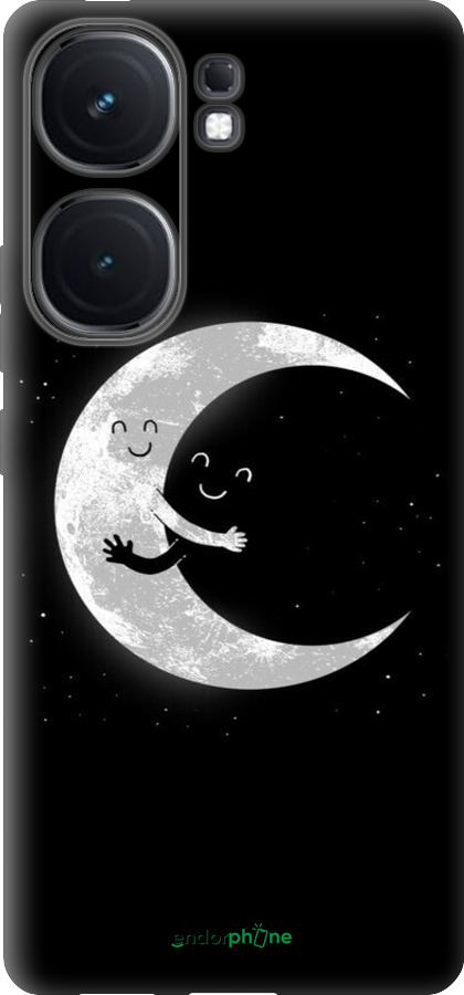 Силиконовый чехол Лунные объятия для Vivo iQOO Neo9 - 6508u-3631 изображение 