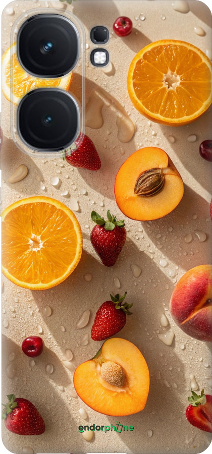 Силиконовый чехол Фрукты 3 для Vivo iQOO Neo9 - 6703u-3631 изображение 