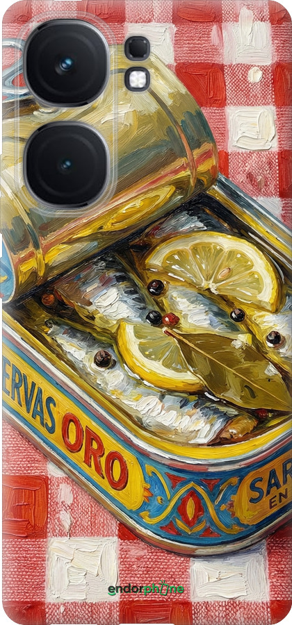 Силиконовый чехол Vintage Sardine Tin Phone для Vivo iQOO Neo9 - 6772u-3631 изображение 