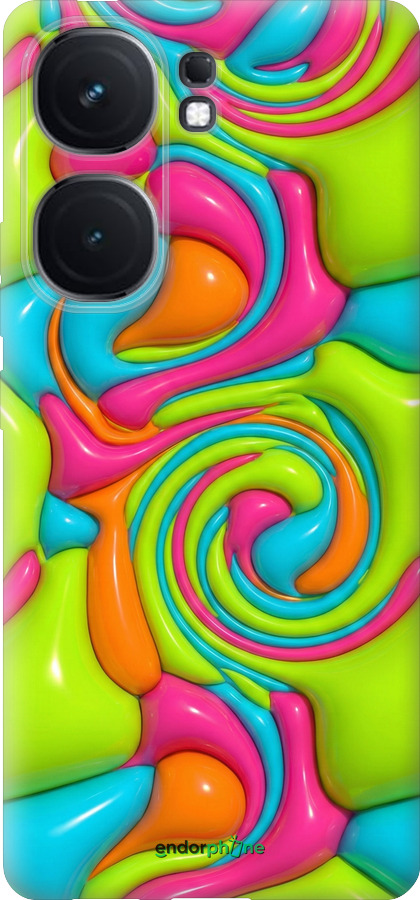 Силиконовый чехол Y2K Jelly Dream для Vivo iQOO Neo9 - 6780u-3631 изображение 