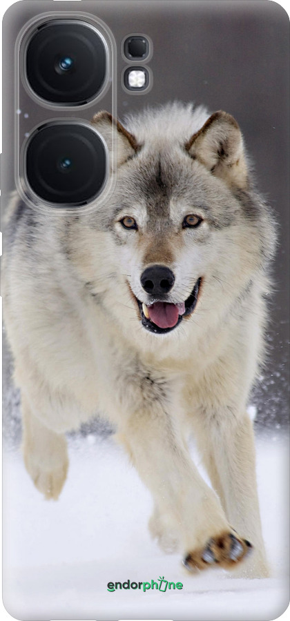 Силиконовый чехол Бегущий волк для Vivo iQOO Neo9 - 826u-3631 изображение 