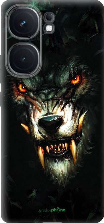 Силиконовый чехол Дьявольский волк для Vivo iQOO Neo9 - 833u-3631 изображение 