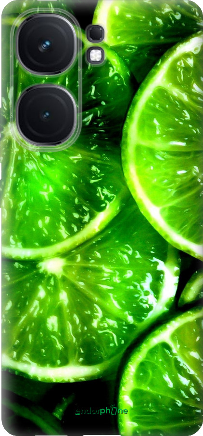 Силіконовий чехол Зелені часточки лимона для Vivo iQOO Neo9 - 852u-3631 изображение 