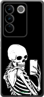 Силиконовый чехол Скелет делает Selfie для Vivo S16 Pro - 6535u-3123 изображение 