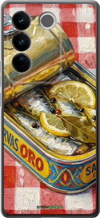 Силиконовый чехол 'Vintage Sardine Tin Phone' для Vivo S16 Pro изображение 4