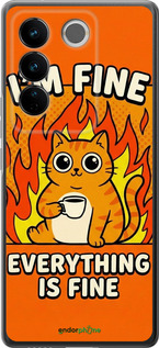 Силиконовый чехол 'Funny Cat' для Vivo S16 Pro изображение 3