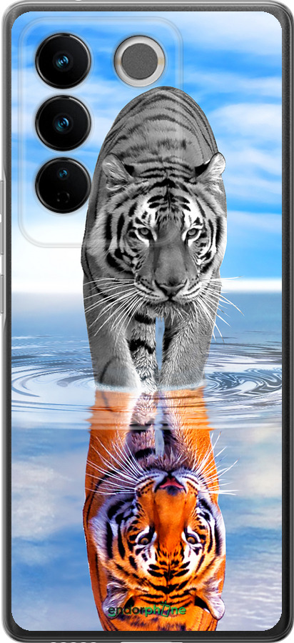 Силіконовий чехол Тигр для Vivo S16 Pro - 6016u-3123 изображение 