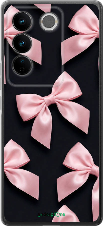 Силиконовый чехол Coquette Ribbons Dark Coquette для Vivo S16 Pro - 6767u-3123 изображение 