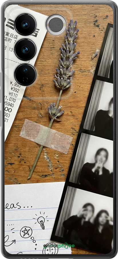 Силиконовый чехол Aesthetic Scrapbook Collage для Vivo S16 Pro - 6773u-3123 изображение 