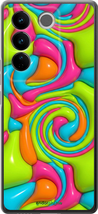 Силиконовый чехол Y2K Jelly Dream для Vivo S16 Pro - 6780u-3123 изображение 