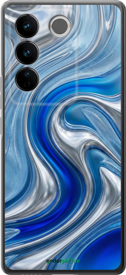 Силиконовый чехол Liquid Chrome для Vivo S16 Pro - 6781u-3123 изображение 