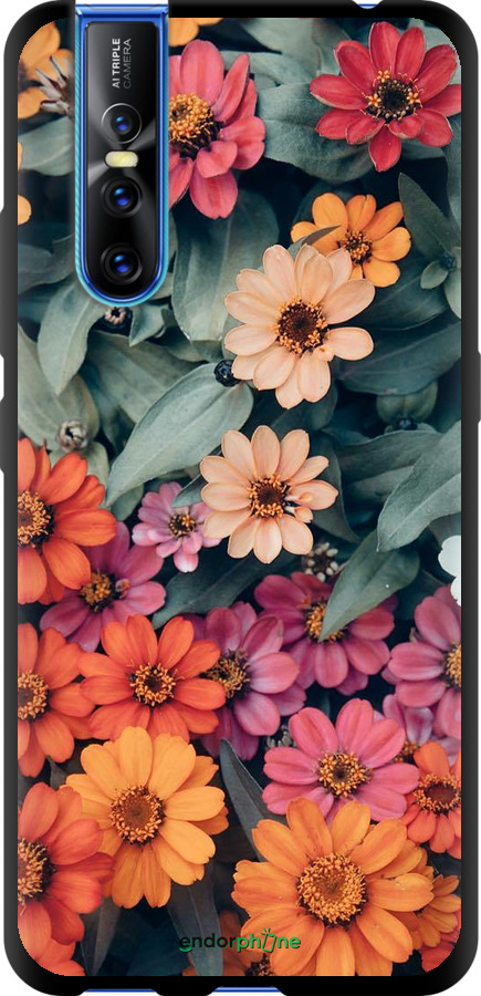 TPU чехол Beauty flowers для Vivo V15 pro - 4050b-1763 изображение 