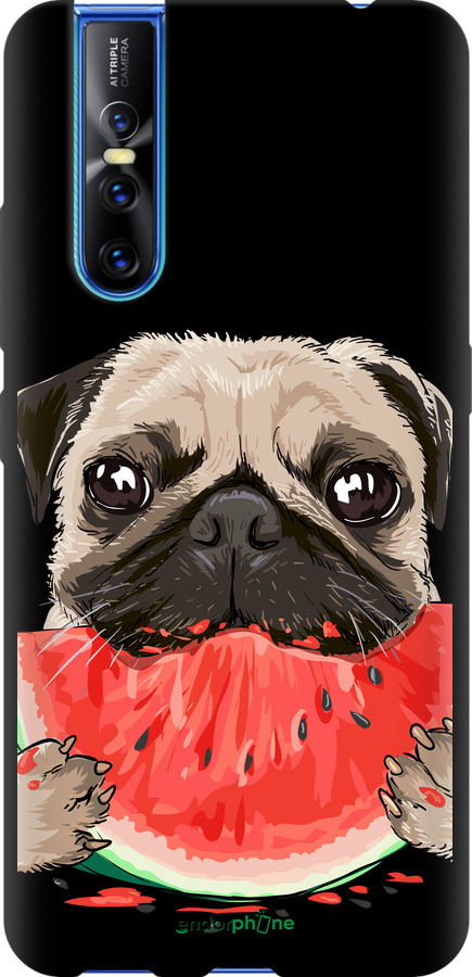 TPU чехол Мопс і кавун для Vivo V15 pro - 4665b-1763 изображение 