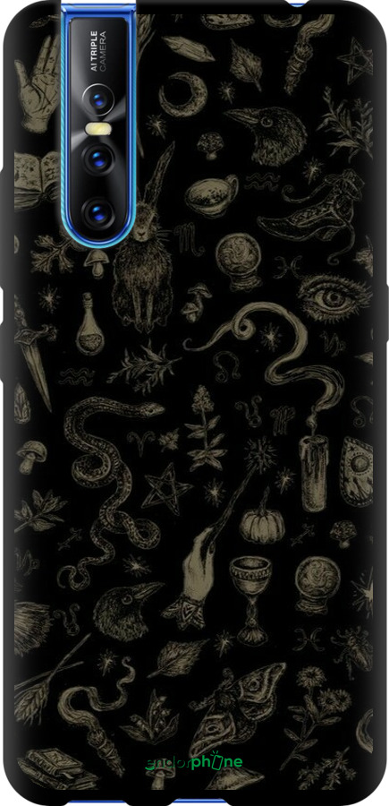 TPU чехол Мистический коллаж с травами и магическими символами для Vivo V15 pro - 6428b-1763 изображение 
