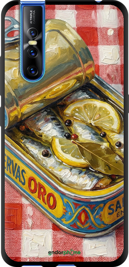 TPU чехол Vintage Sardine Tin Phone для Vivo V15 pro - 6772b-1763 изображение 