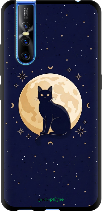 TPU чехол Cute Cat Celestial/Witchy для Vivo V15 pro - 6787b-1763 изображение 