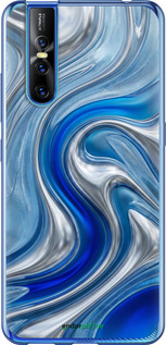 2D пластиковый чехол 'Liquid Chrome' для Vivo V15 pro изображение 8