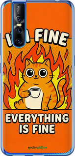 Силиконовый чехол 'Funny Cat' для Vivo V15 pro изображение 3