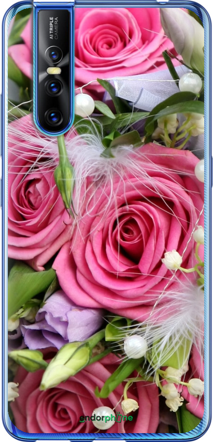 

Силіконовий чохол "Ніжність" для Vivo V15 pro, Рожевий