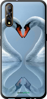 TPU чехол Лебеди для Vivo V17 Neo - 6007b-1764 изображение 