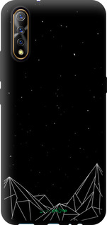 TPU чехол Чорно білі абстрактні гори для Vivo V17 Neo - 6437b-1764 изображение 