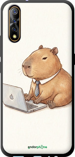 TPU чехол Funny Capybara CEO Working для Vivo V17 Neo - 6777b-1764 изображение 