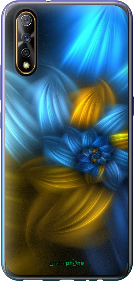 

2D пластиковий чохол "Візерунок 46" для Vivo V17 Neo, Синій