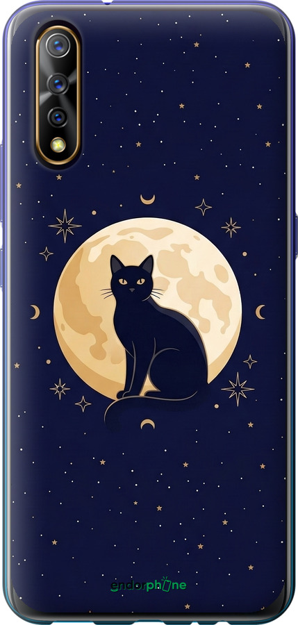 2D пластиковый чехол Cute Cat Celestial/Witchy для Vivo V17 Neo - 6787t-1764 изображение 