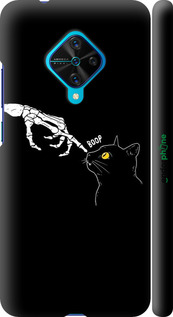 3D пластиковый матовый чехол Кошка для Vivo V17 - 6505m-1819 изображение 