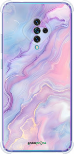 Силіконовий протиударний с посиленими кутами чехол Нежный мрамор для Vivo V17 - 6310sp-1819 изображение 
