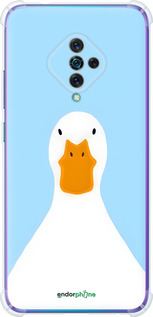 Силіконовий протиударний с посиленими кутами чехол Гусак для Vivo V17 - 6350sp-1819 изображение 