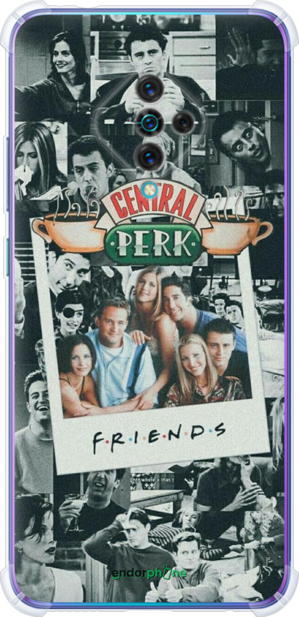 Силикон с усиленными углами чехол Друзья для Vivo V17 - 6276sp-1819 изображение 