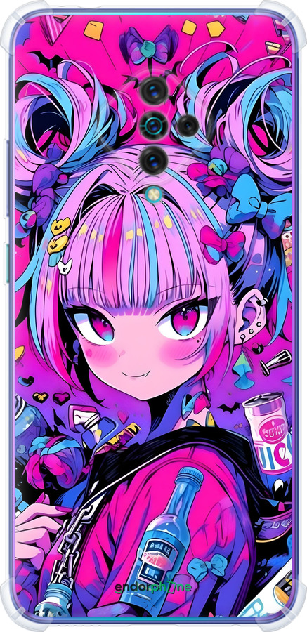Силіконовий протиударний с посиленими кутами чехол Аніме мілаха для Vivo V17 - 6314sp-1819 изображение 