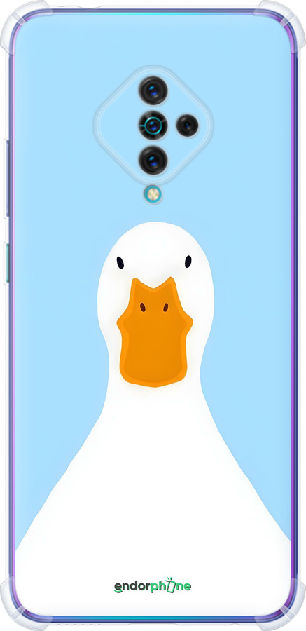 Силіконовий протиударний с посиленими кутами чехол Гусак для Vivo V17 - 6350sp-1819 изображение 