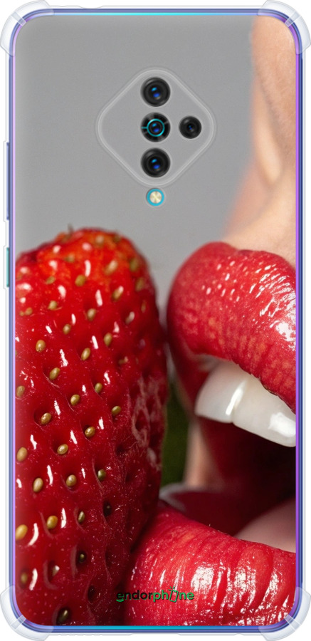 Силикон с усиленными углами чехол Наслаждение для Vivo V17 - 6701sp-1819 изображение 