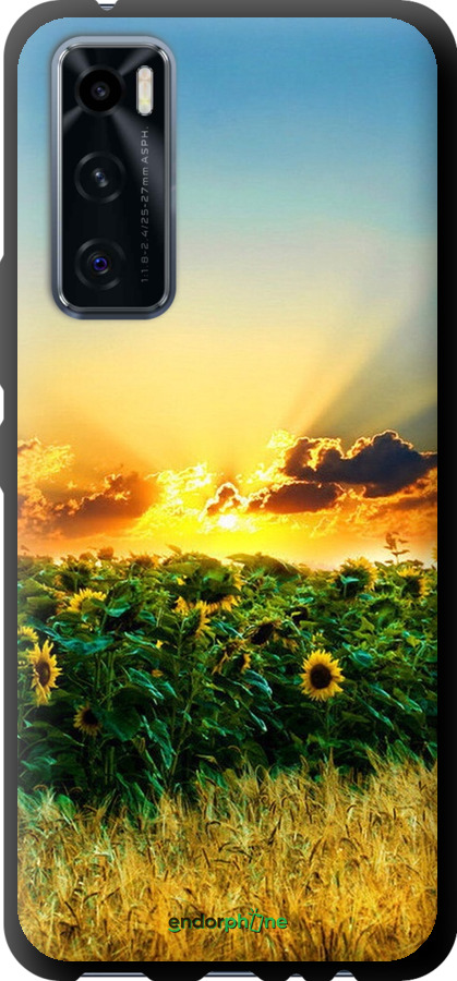 

TPU чорний чохол "Україна" для Vivo V20 SE