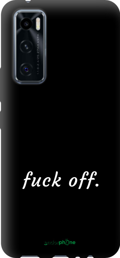 TPU чехол Fuck off для Vivo V20 SE - 4731b-2128 изображение 