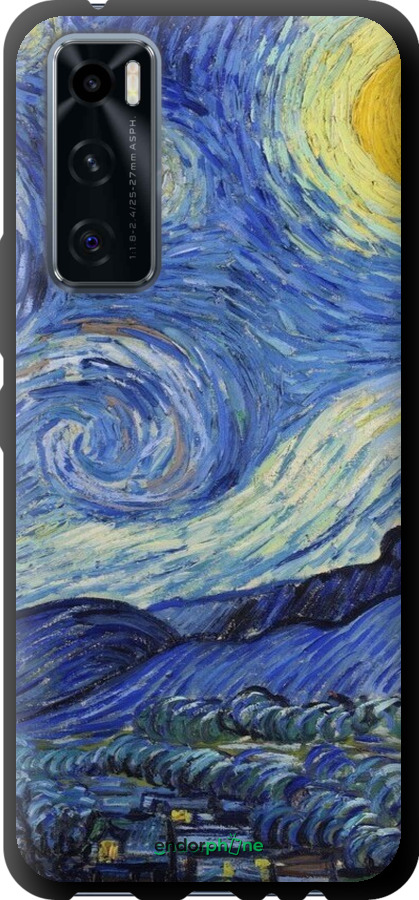 TPU чехол «Зоряна ніч» Вінсента Ван Гога для Vivo V20 SE - 6433b-2128 изображение 