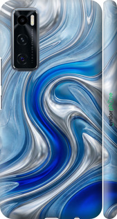 3D пластиковий матовий чехол Liquid Chrome для Vivo V20 SE - 6781m-2128 изображение 