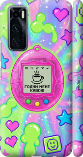 3D пластиковый матовый чехол Y2K Aesthetic Retro Pet: Годуй мене кавою для Vivo V20 SE - 6784m-2128 изображение 