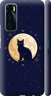 3D пластиковий матовий чехол Cute Cat Celestial/Witchy для Vivo V20 SE - 6787m-2128 изображение 