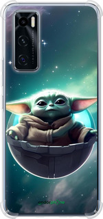 Силіконовий протиударний с посиленими кутами чехол Малышь йода для Vivo V20 SE - 6294sp-2128 изображение 